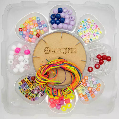 #EUQFIZ ALPHABEADS BRACELETES DA AMIZADE